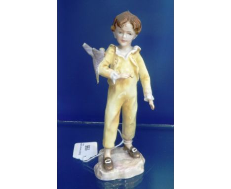 A ROYAL WORCESTER FIGURE 'Parakeet' modelled by F G Doughty