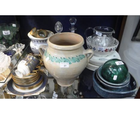 A COLLECTION OF MIDWINTER 'NATURE STUDY' PLATES, a 'New Chelsea' blue and gilt tea set and similar ceramics