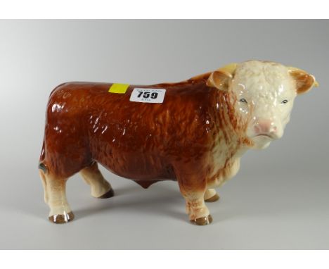 Melba ware Hereford bull
