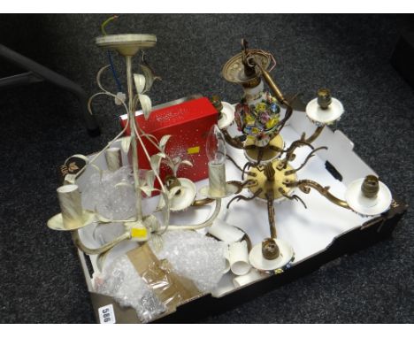 Two ceiling light fittings