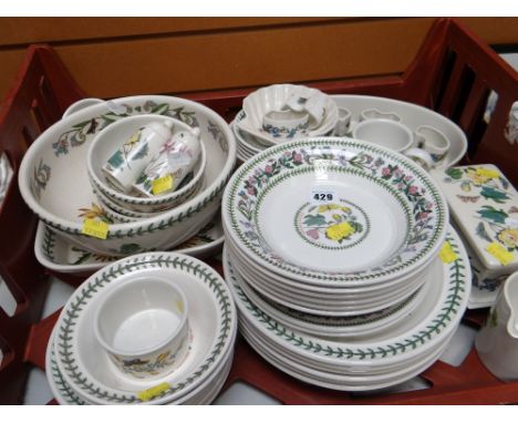 COLLECTION OF PORTMEIRION 'BOTANIC GARDEN' TABLEWARESA couple of the side plates have small chips to the underneath.Most piec
