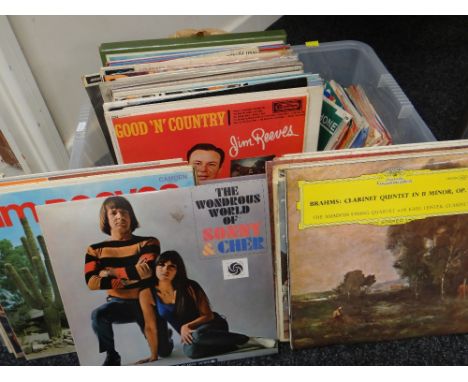 ASSORTED VINTAGE LPs, 45s &amp; 78s including some classical and country and western recordings, 1960s and 70s music by Beatl