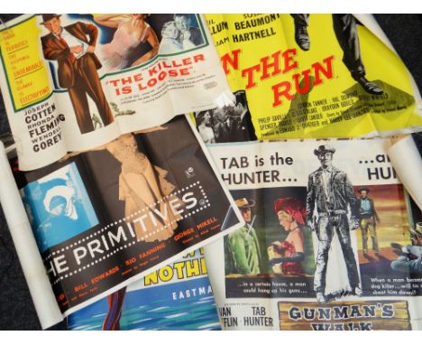 ASSORTED VINTAGE MOVIE POSTERS, c. 1950s-60s, MGM, Rank and United Artists productions, including 'Around the World with Noth