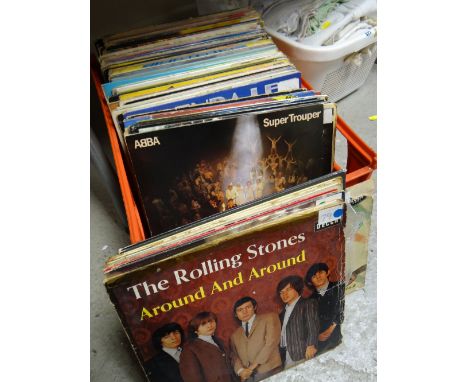 ASSORTED VINTAGE LPs including Rolling Stones, The Beatles, Emile Ford ETC