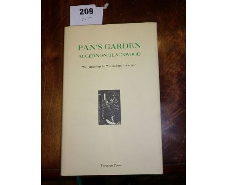 Pan's Garden by Algernon Blackwood - drawings by W. Graham Robertson, limited edition 275/300