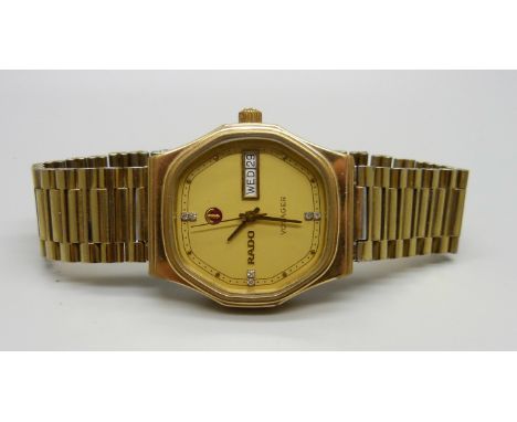 A Rado Voyager automatic day/date wristwatch 