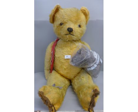 A vintage teddy bear 