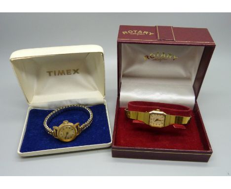 Lady's Rotary and Timex wristwatches 