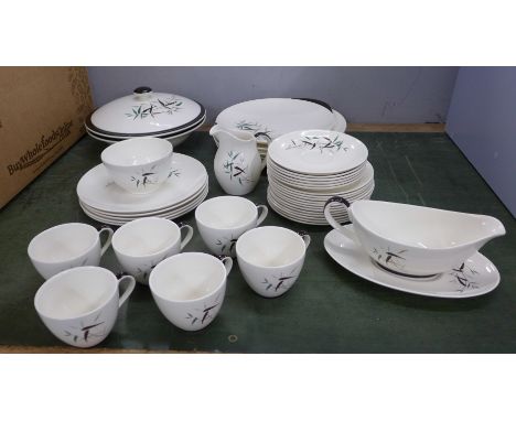 A Royal Doulton Bamboo tea and dinner service 