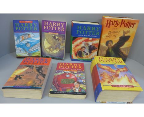 Harry Potter books including two first editions 