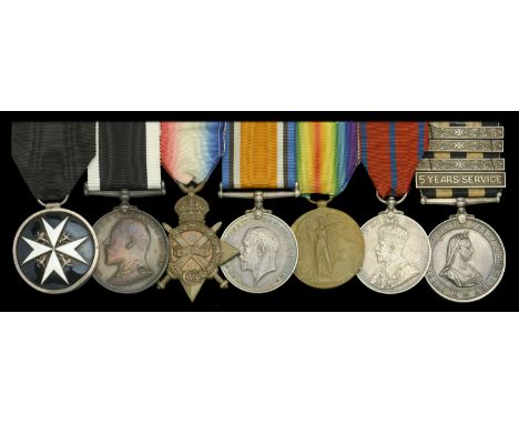 An Order of St. John group of seven awarded to Corporal W. J. Foster, Preston Corps, St. John Ambulance Brigade, later Sergea