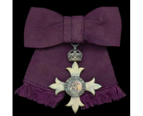 The Most Excellent Order of the British Empire, O.B.E., (Civil) Officer’s 1st type, lady’s shoulder badge, silver-gilt, hallm