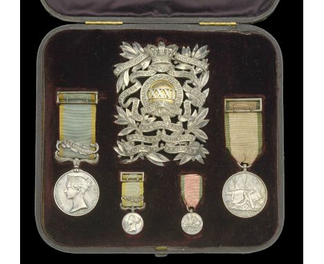 Pair: Captain R. W. Litton, 31st Regiment of Foot  Crimea 1854-56, 1 clasp, Sebastopol (Lieutt. Richd. Weld Litton. 31st Regt
