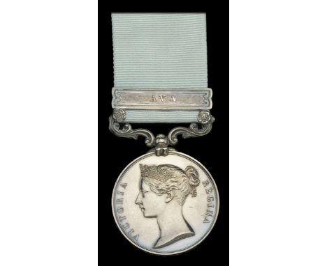The Burmese War medal to Major-General A. B. Dyce, Madras N.I. and Brigade Major in the Arracan Army of India 1799-1826, 1 cl