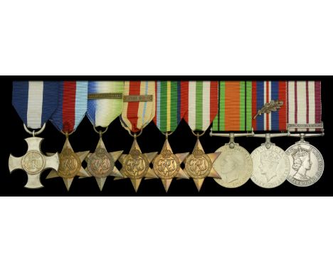 A Second War D.S.C. group of nine awarded to Commander P. W. A. O’Rorke, Royal Navy, for his services as Anti-Submarine Contr