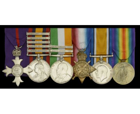A Great War ‘Salonika operations’ M.B.E. group of six awarded to Captain and Quartermaster R. Ashton, Royal Army Medical Corp