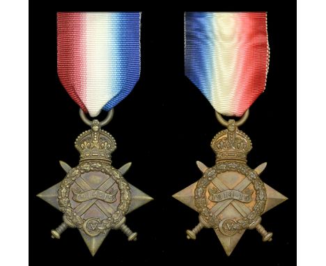 1914-15 Star (2) (Mjr. P. Skinner-Clark S.A.M.C.; Pte. M. S. Kelly S.A.M.C.) very fine (2) £70-£90  ---  Peter Skinner Clark 