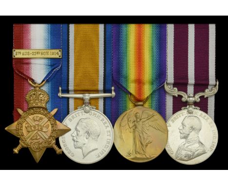 Four: Corporal of Horse C. Tewkesbury, Royal Horse Guards and Guards Machine Gun Regiment  1914 Star, with copy clasp (1302 T