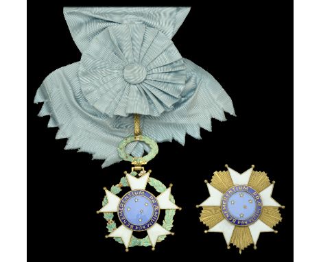 Brazil, Republic, Order of the Southern Cross, 2nd issue, First Class set of insignia, by La Royale, Rio de Janeiro, comprisi