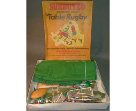 A boxed Subbuteo "International Edition" table rugby game