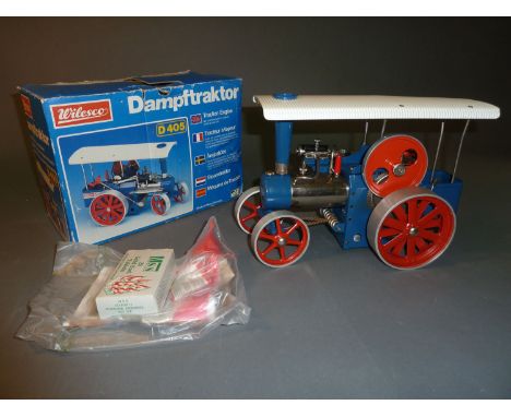 A Wilesco Dampftraktor D405 Traction engine