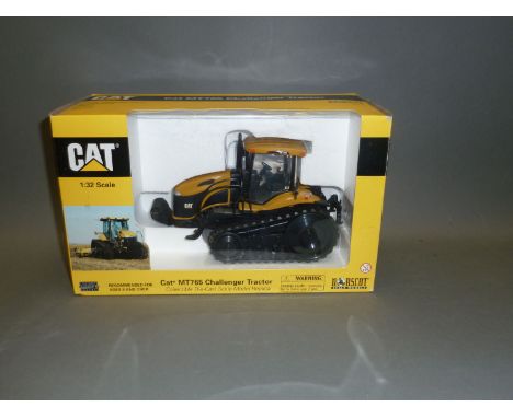 A boxed Norscot CAT MT765 Challenger tractor