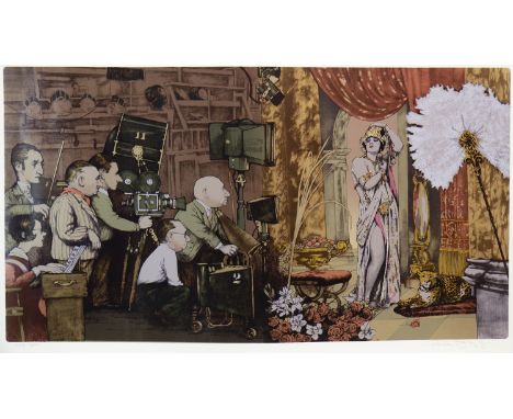 CHARLES BRAGG (AMERICAN 1931 - 2017), SCREEN GODDESS lithograph, signed and numbered 289/350 in pencil 44cm x 82cm Unframed