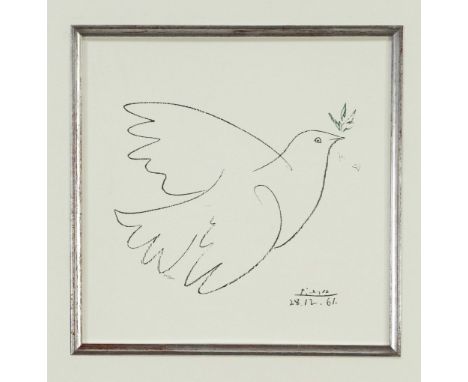 Pablo Picasso Dove of Peace 1949 Line Art Print Museum -  Israel