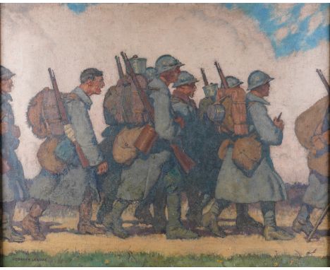 GEORGES PAUL LEROUX (FRENCH, 1877-1957)Soldiers
signed 'GeORGeS LeROUX' (lower left)
oil on canvas
81 x 105cm
ARR

Provenance