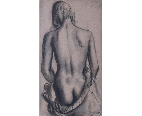 BERNARD MENINSKY (BRITISH, 1891-1950)The Back (Nude)
signed 'Meninsky' (lower right)
charcoal
35 x 19.5cm

Provenance
Belgrav