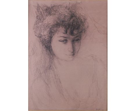 NICHOLAS EGON (BRITISH, 1921-2017) (2)Portrait of a lady
signed and dated 'Egon 52' (lower right)
charcoal
55 x 39.5cm
ARR

T
