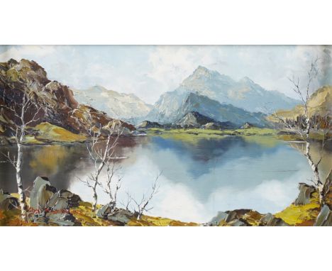 CHARLES WYATT WARREN (BRITISH, 1908-1993)Snowdon from Llyn Padarnsigned 'Charles Wyatt Warren' (lower left)oil on board18.5 x