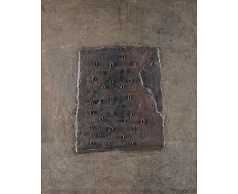 LIDI TADE (20TH CENTURY)Untitled, Abstract composition
signed 'Tade' (lower right)
mixed media on board
80 x 64.5cmCondition 