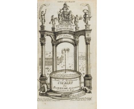 NO RESERVE Barrême (François) Le Livre des Comptes Faits, third edition, engraved title, list of works by the author, portrai