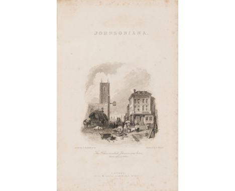 NO RESERVE Johnson (Samuel).- Johnsoniana: or Supplement to Boswell, collected by Piozzi et al, first edition, half-title, ad