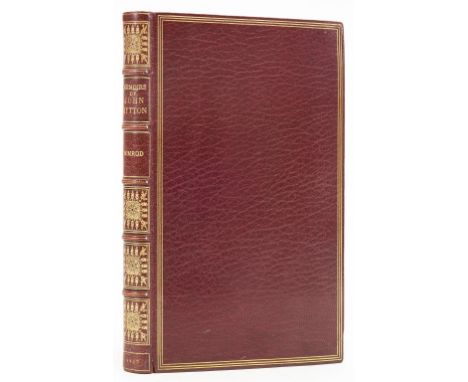[Apperley (Charles James)], "Nimrod". Memoirs of the Life of the late John Mytton, Esq., second edition, additional engraved 