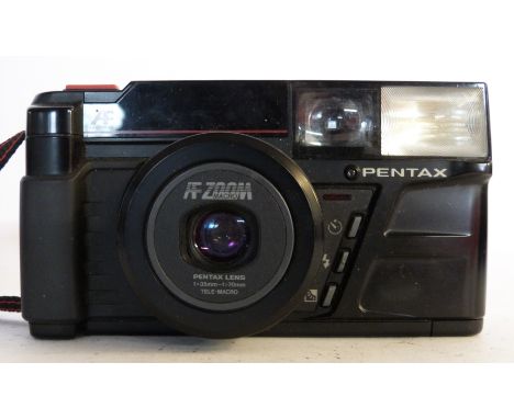 Pentax Zoom-70 film camera and case