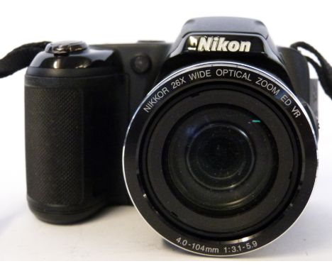 Nikon Coolpix L810 digital camera plus manual and charger