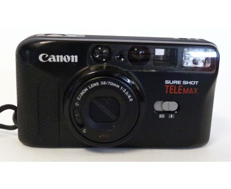 Canon Sureshot Telemax film camera with case