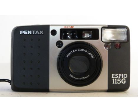 Pentax Espio 115G film camera plus case