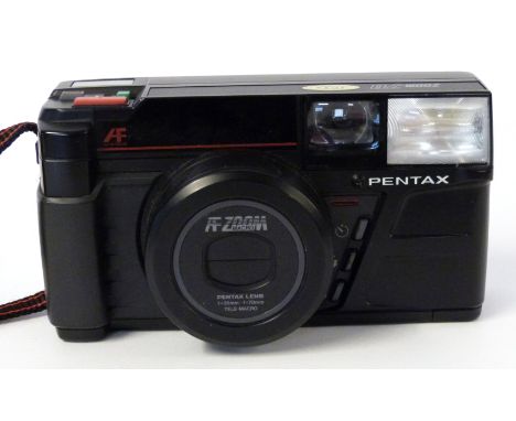 Pentax Zoom-70 film camera, together with case and manual