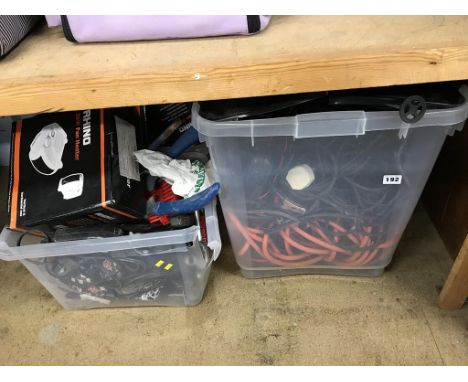 Two boxes of assorted tools