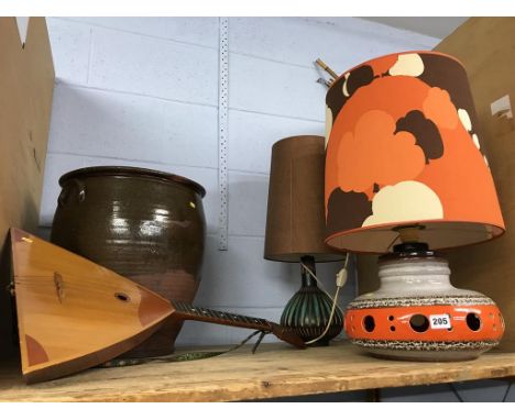 A Herda lamp etc.