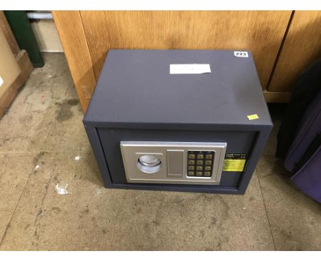 A small digital safe (PIN 1234A)