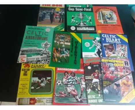 CELTIC - SMALL COLLECTION OF FINALS / SEMI-FINALS X 11.
All good&nbsp;