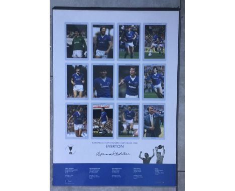 EVERTON - HOWARD KENDALL HAND SIGNED 1985 FA CUP FINAL PRINT
Everton FA Cup Kings 1985 hand signed by Howard Kendall
Mint&nbs