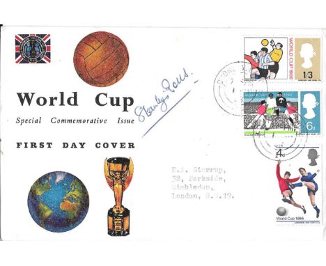 1966 WORLD CUP FIRST DAY COVER HAND SIGNED BY STANLEY ROUS
We have been instructed by our vendor who’s Father was a prominent