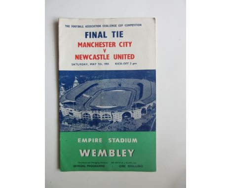 1955 FA CUP FINAL - MANCHESTER CITY V NEWCASTLE
Slight handling marks