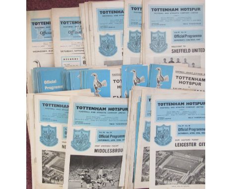 TOTTENHAM - COLLECTION OF 1960'S HOME PROGRAMMES X 96
All seem to be different and in good condition