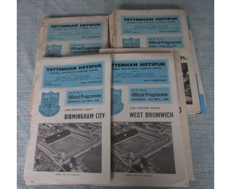 TOTTENHAM - COLLECTION OF 1960'S HOME PROGRAMMES X 35
Good condition